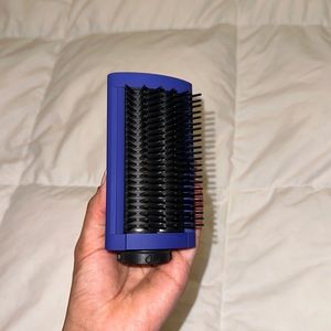 Dyson hair airwrap firm smoothing brush attachment in purple